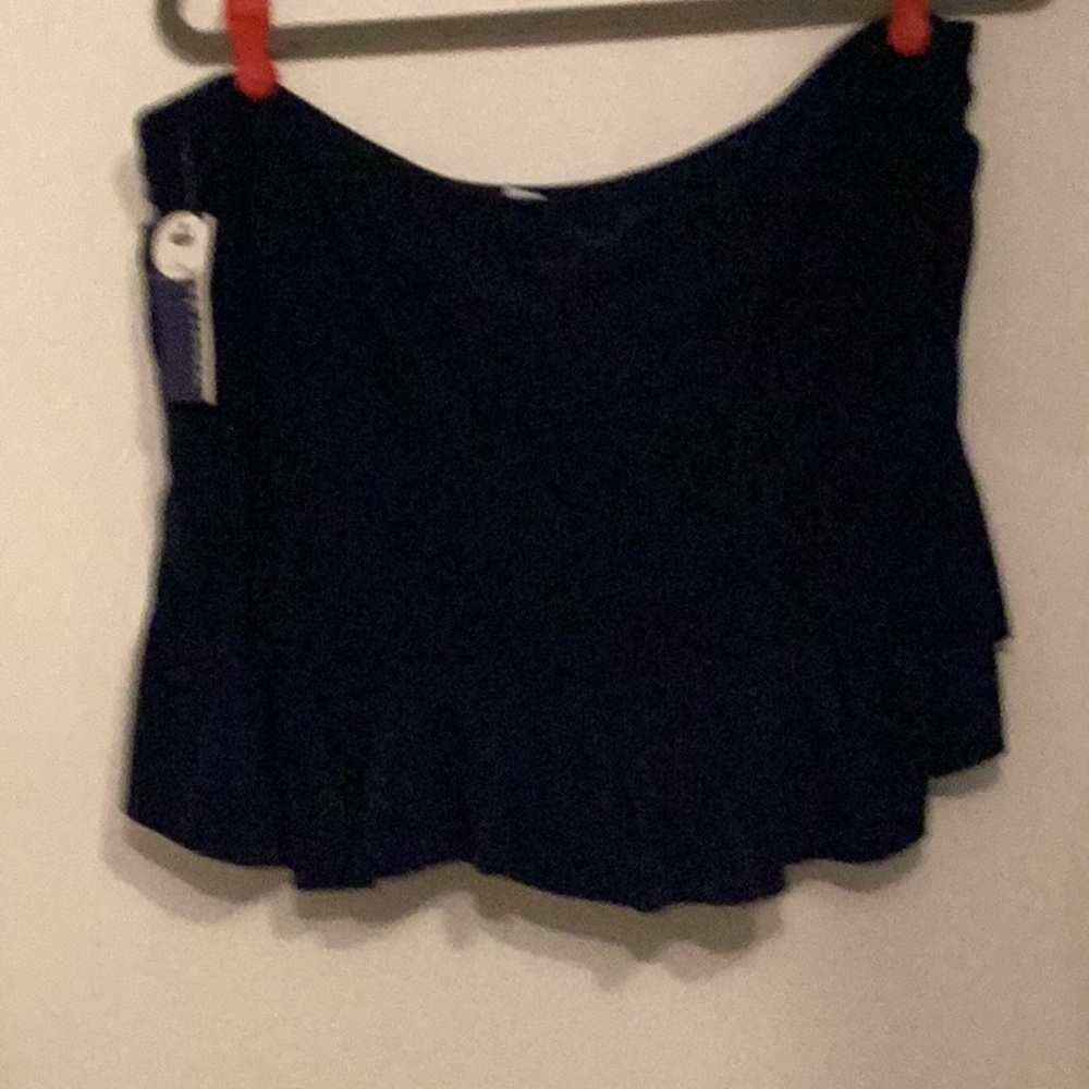 Blue Ruffled Swim Skirt - Picture 11 of 11